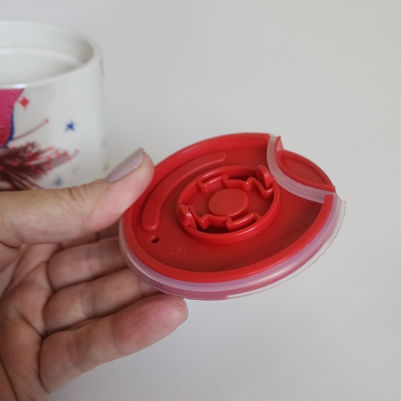 Starbucks 2023 Holiday Collection Pink Pine Rose Tea/Coffee Mug Cup 8 oz - Picture 4 of 7